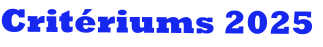 Critériums 2025