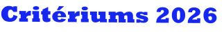 Critériums 2026